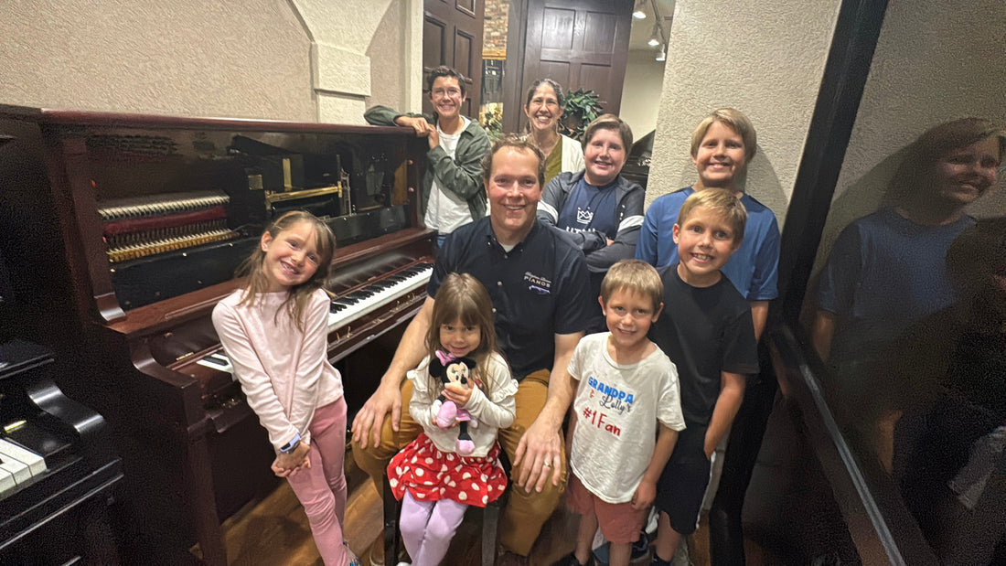 Cutest Family Visit—1922 Gulbransen Upright Player Unveiling!