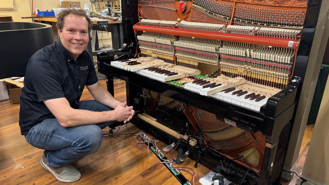 Custom Player System Installed in Hailun V126 Upright: Traditional Craft Meets Modern Tech