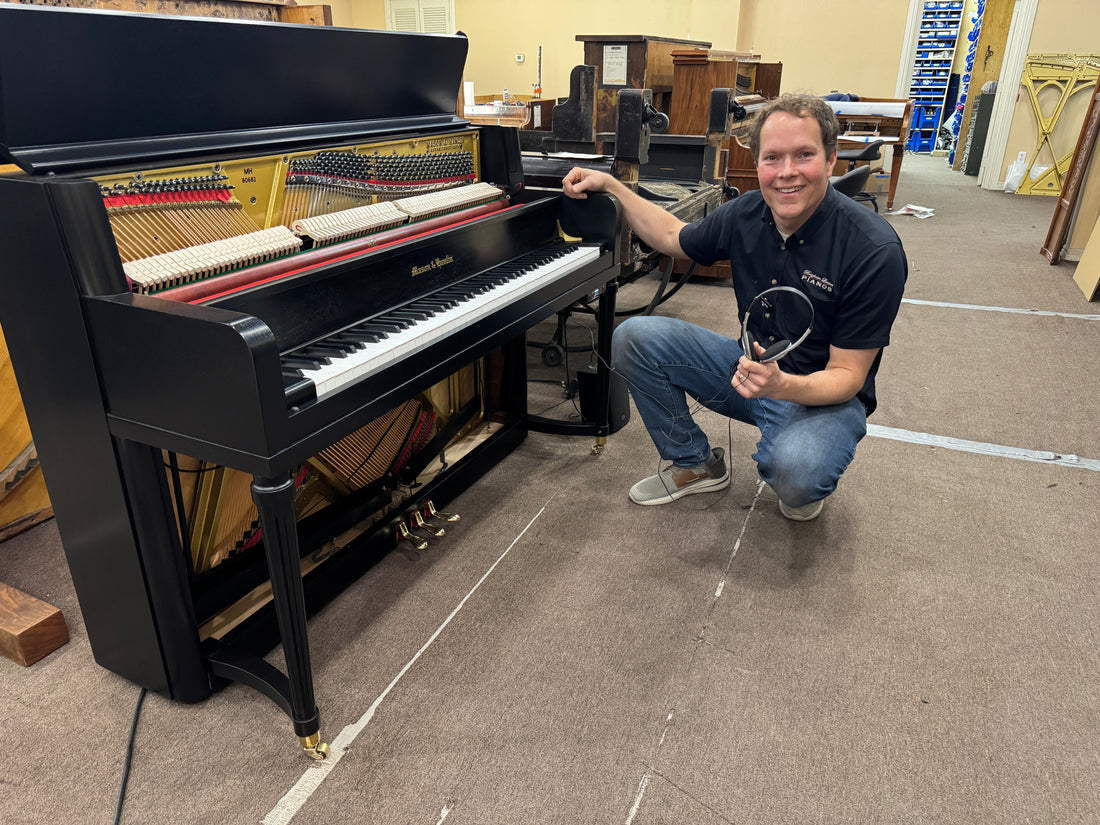 Restoring a 1977 Mason & Hamlin Console: Blending Heirloom Craftsmanship with Modern Silencer System