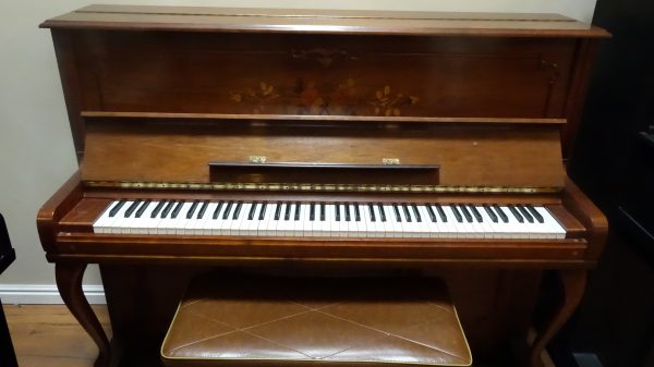 Piano Restoration Blog - Watch Brigham demo this completely refurbished upright piano!