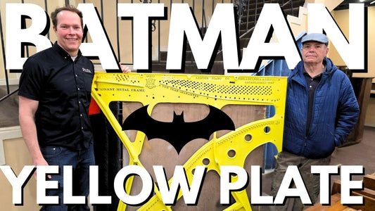 Custom BATMAN YELLOW Plate Refinishing—Ohio Heirloom 1916 Lester Upright Piano
