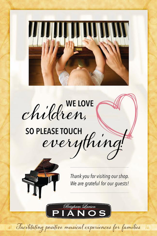News - We love children, so please touch EVERYTHING!