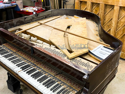 SOLD 1905 Christman 5' Mahogany Wood Finish Grand Piano