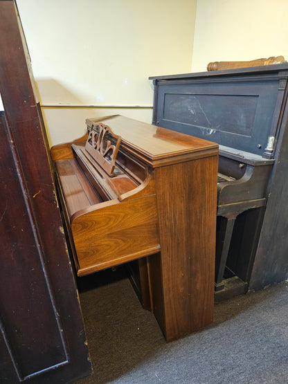 AVAILABLE TO RESTORE: CALL FOR CUSTOM PRICING - 1976 Kohler & Campbell 41" Wood Finish Console Piano