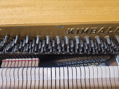 SOLD 1951 Kimball 42" Wood Finish Console Piano