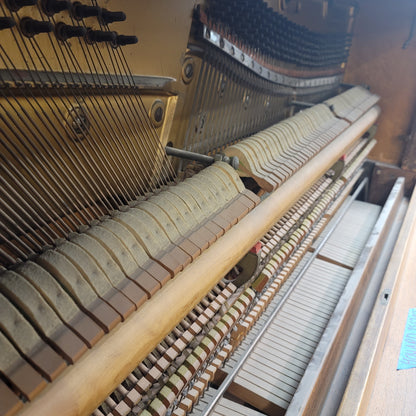 CURRENT SHOP WORK - 1926 Ellington 54" Wood Finish Commissioned Upright Piano