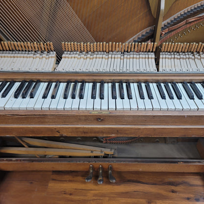 AVAILABLE TO RESTORE: CALL FOR CUSTOM PRICING - 1968 Howard 51" Wood Finish Upright Piano