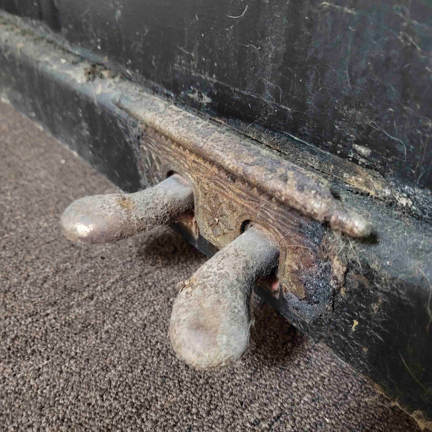 CURRENT SHOP WORK 1888 Decker Bros Style 18 56" Black Finish Commissioned Upright Piano