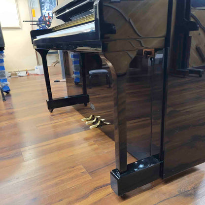 AVAILABLE TO RESTORE: CALL FOR CUSTOM PRICING - 2006 Wyman WV120 47" Polished Black Studio Piano