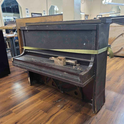 CURRENT SHOP WORK 1923 Price & Teeple Wood Finish Commissioned Upright Piano
