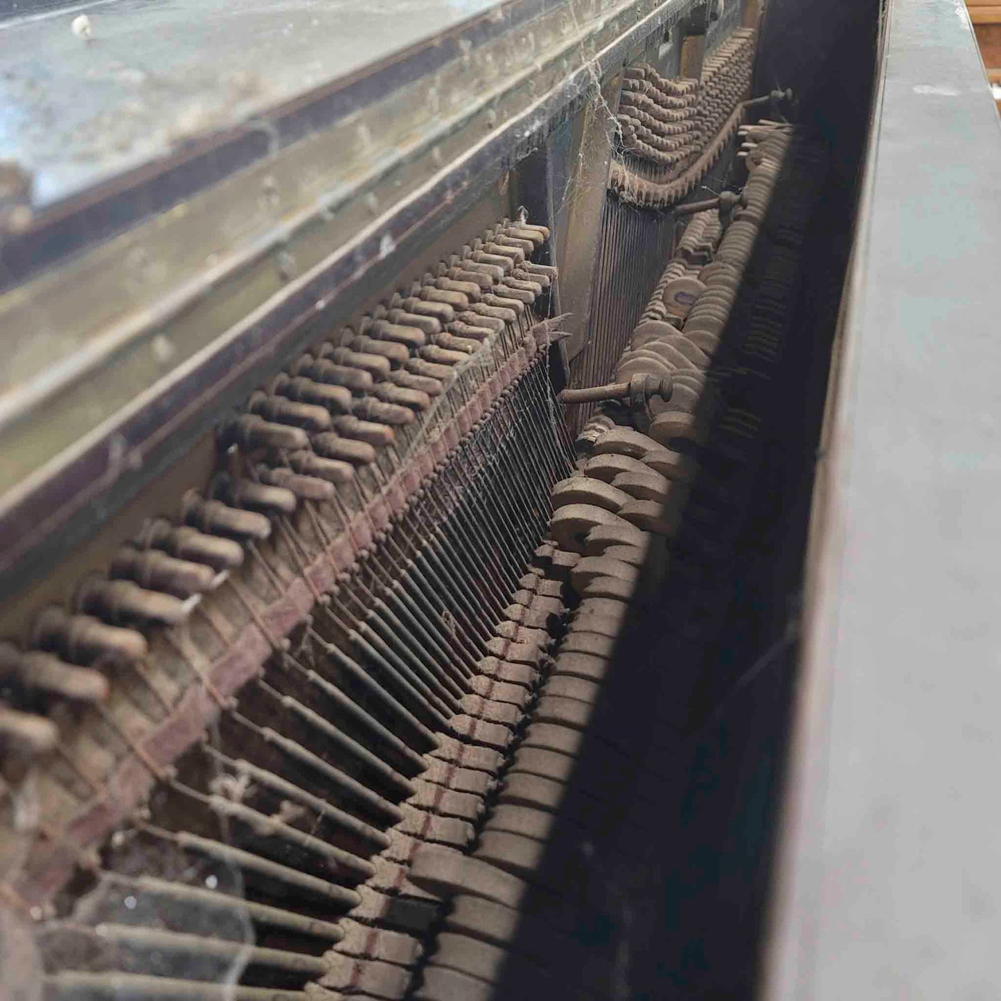 CURRENT SHOP WORK 1923 Price & Teeple Wood Finish Commissioned Upright Piano