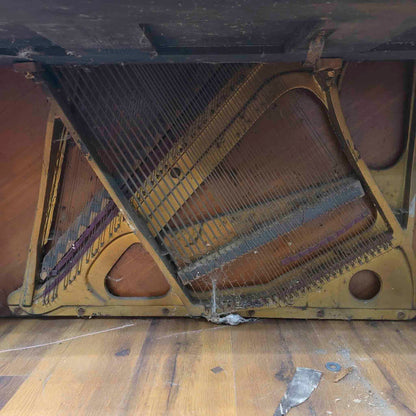 CURRENT SHOP WORK 1923 Price & Teeple Wood Finish Commissioned Upright Piano