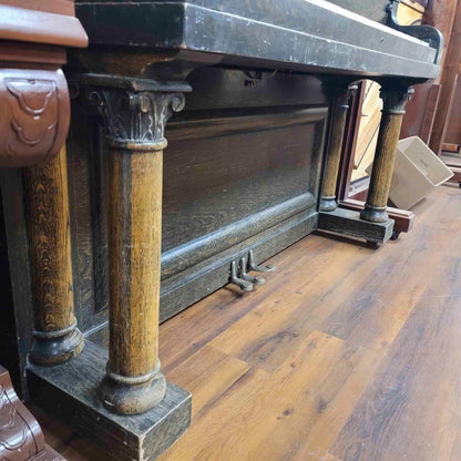 CURRENT SHOP WORK 1913 Meister 57" Wood Finish Commissioned Upright Piano