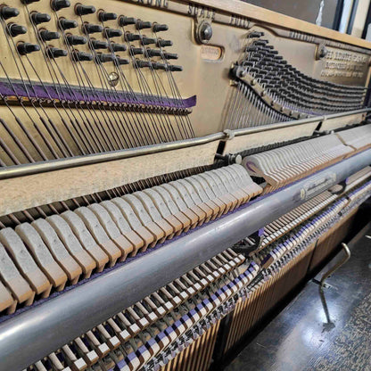 CURRENT SHOP WORK 1913 Meister 57" Wood Finish Commissioned Upright Piano