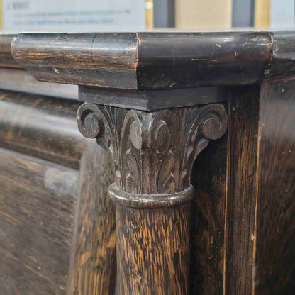 CURRENT SHOP WORK 1913 Meister 57" Wood Finish Commissioned Upright Piano