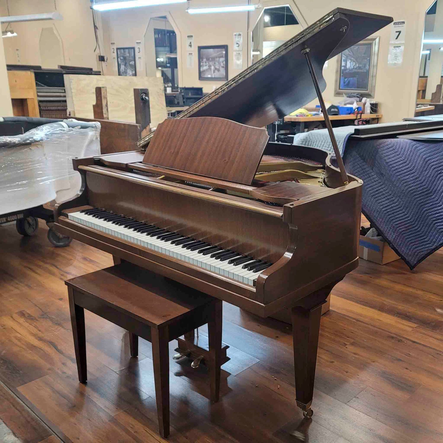 CURRENT SHOP WORK - Herrburger Brooks Commissioned Baby Grand Piano