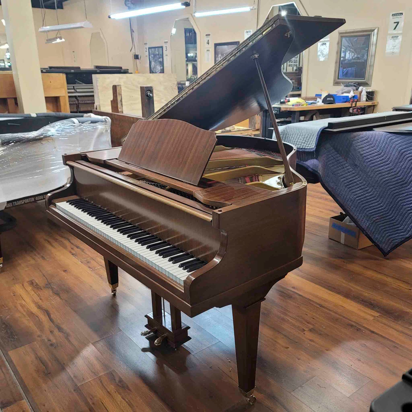 CURRENT SHOP WORK - Herrburger Brooks Commissioned Baby Grand Piano