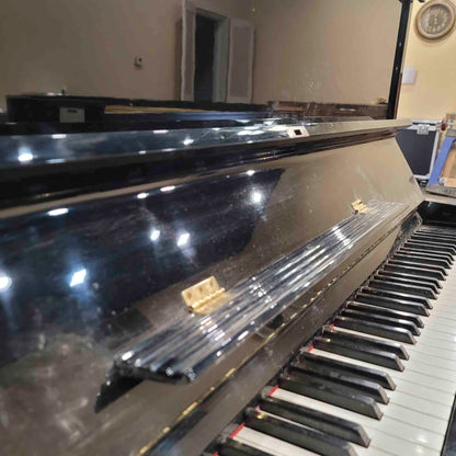 CURRENT SHOP WORK 1991 Kawai NS-20A 48" Polished Black Commissioned Upright Piano