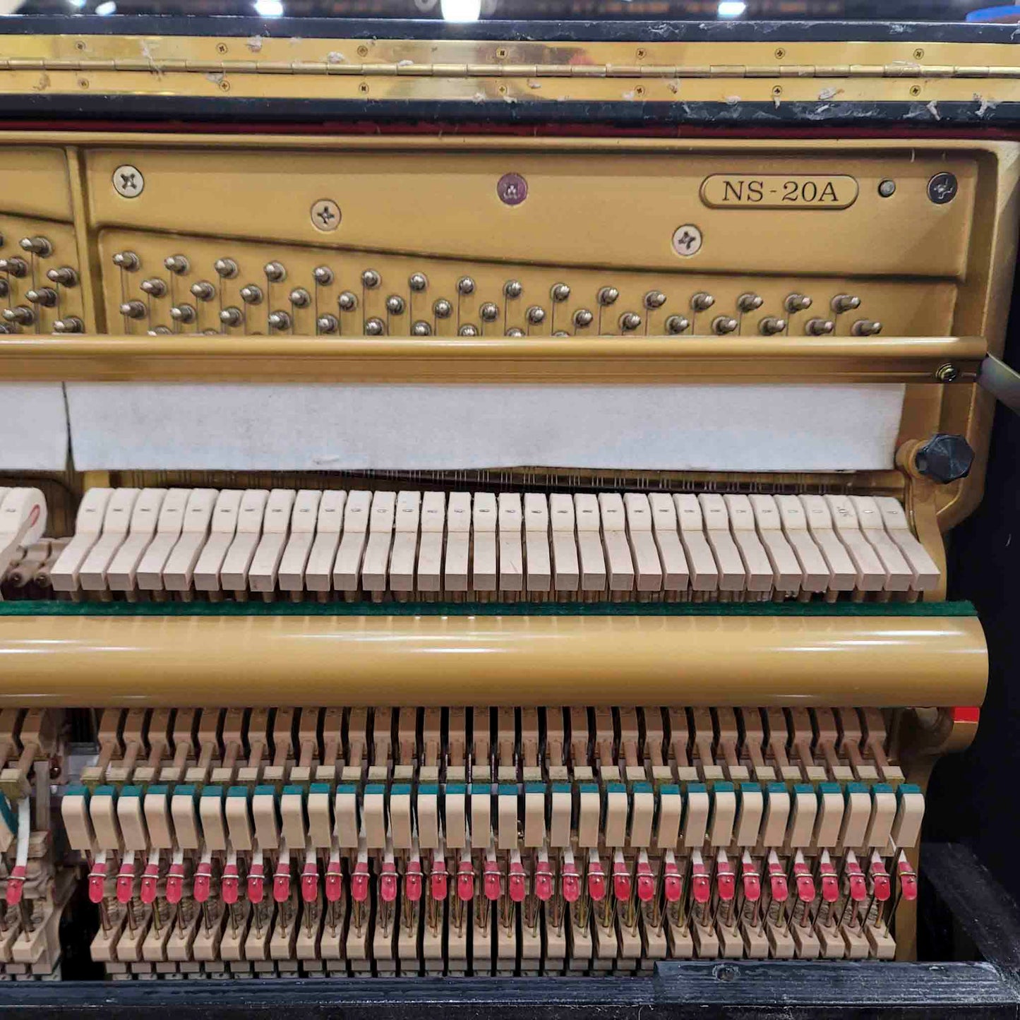 CURRENT SHOP WORK 1991 Kawai NS-20A 48" Polished Black Commissioned Upright Piano
