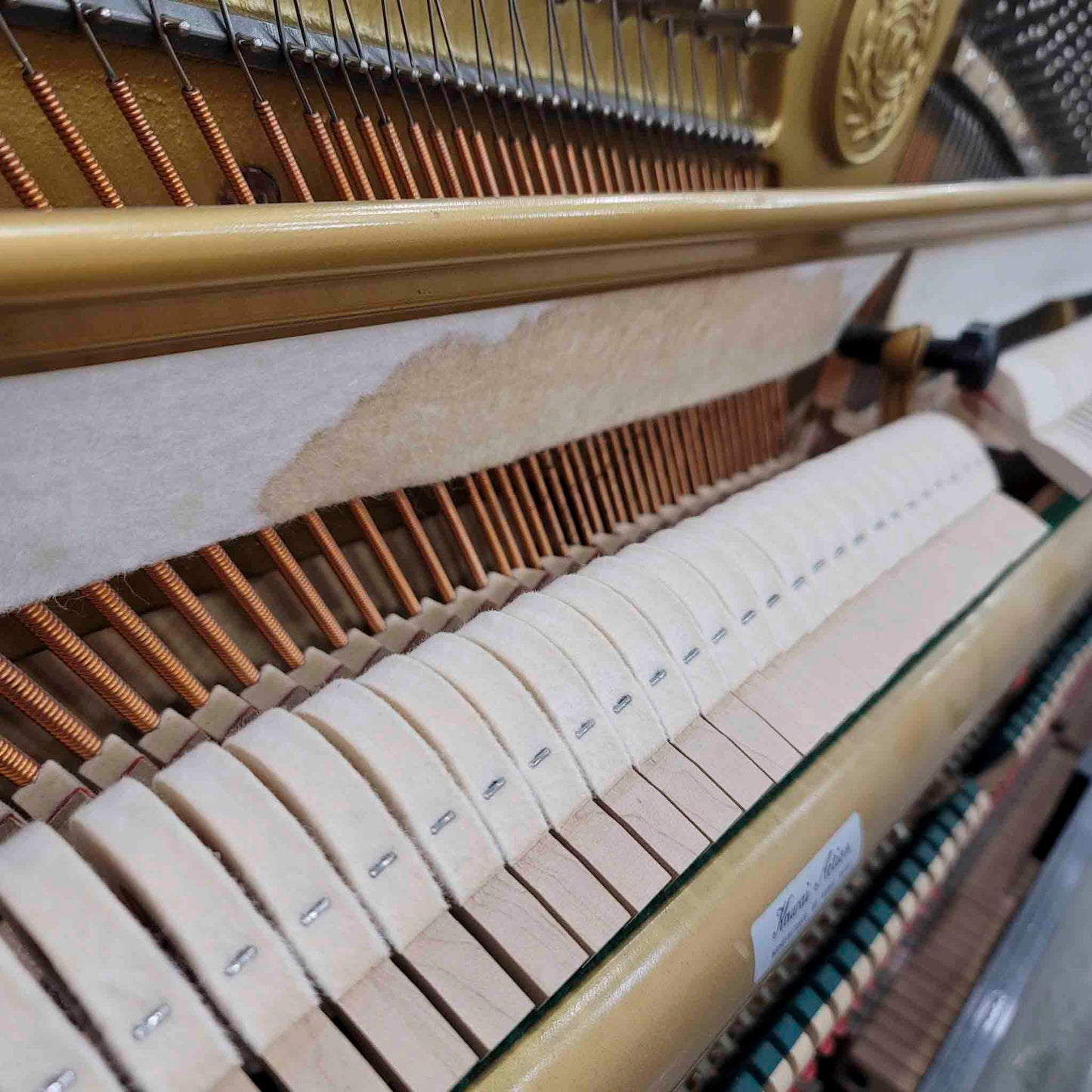 CURRENT SHOP WORK 1991 Kawai NS-20A 48" Polished Black Commissioned Upright Piano