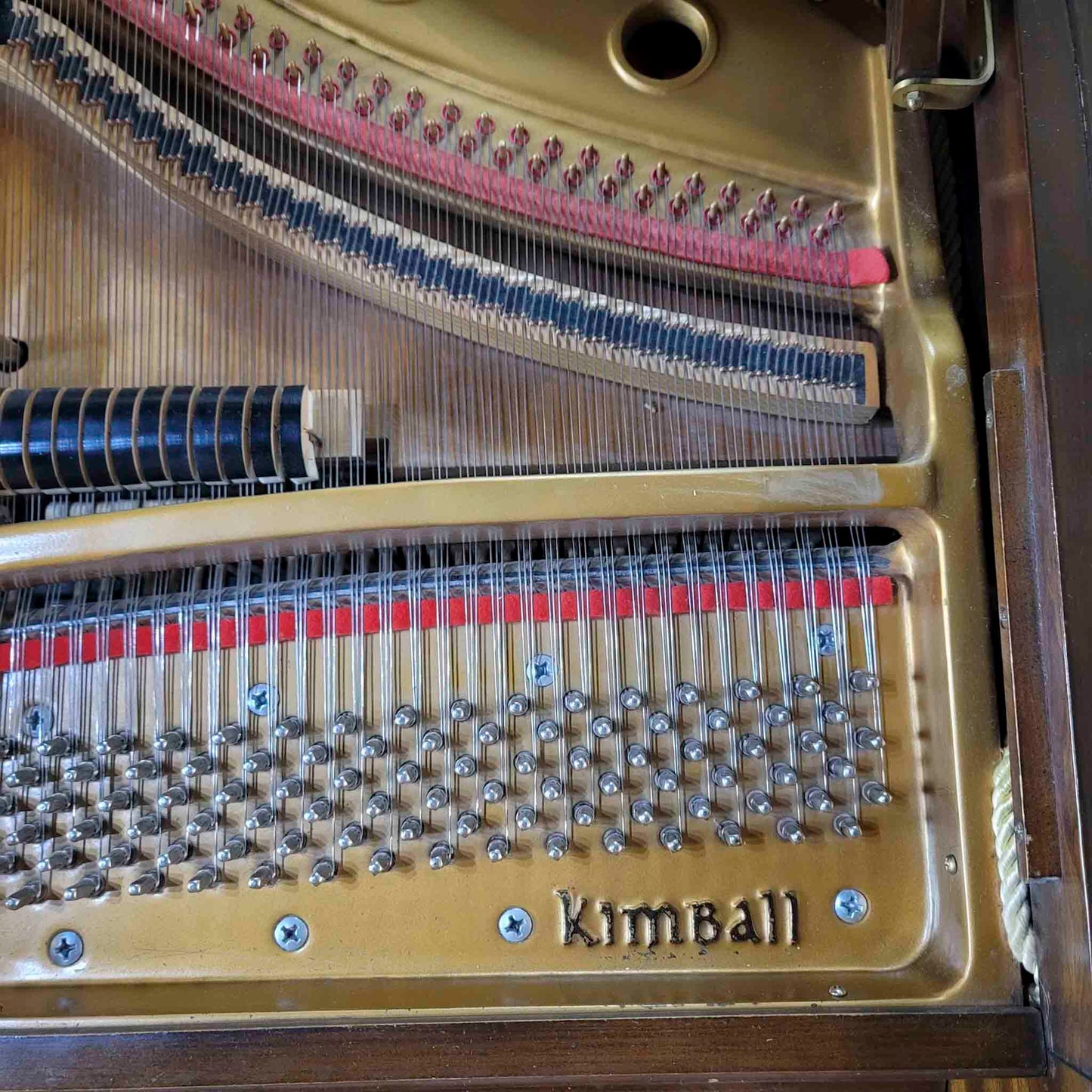 CURRENT SHOP WORK 1976 Kimball 4'10" Wood Finish Commissioned Baby Grand Piano