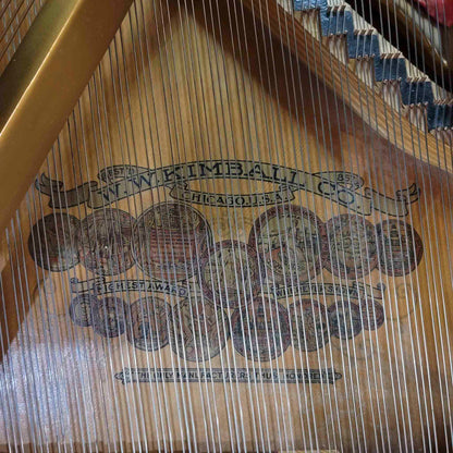 CURRENT SHOP WORK 1976 Kimball 4'10" Wood Finish Commissioned Baby Grand Piano