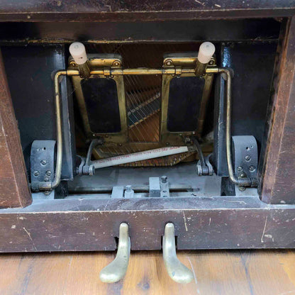 CURRENT SHOP WORK 1923 Cable-Nelson 54" Wood Finish Commissioned Upright Piano