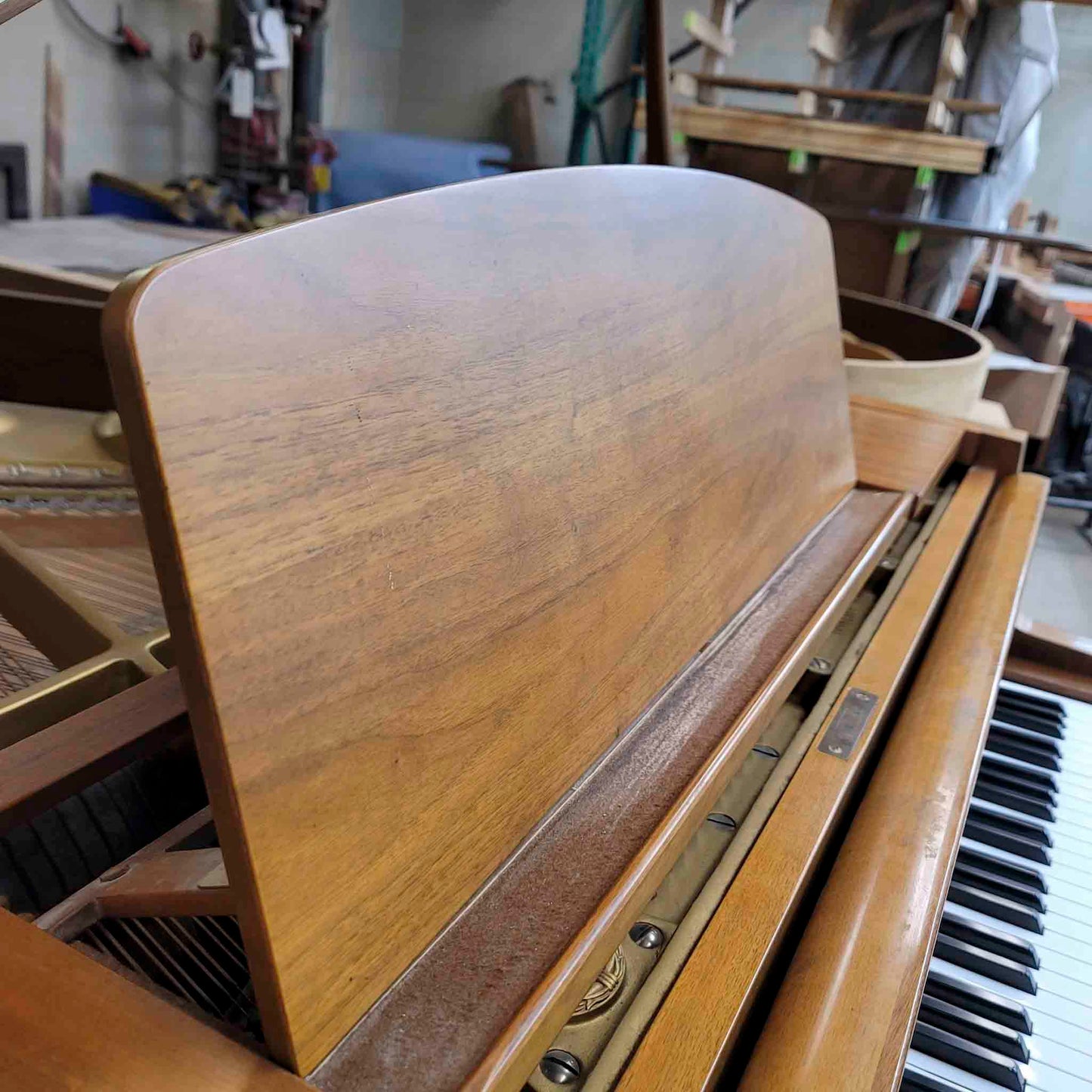 CURRENT SHOP WORK 1970 Yamaha G1 5'3" Walnut Wood Finish Commissioned Grand Piano