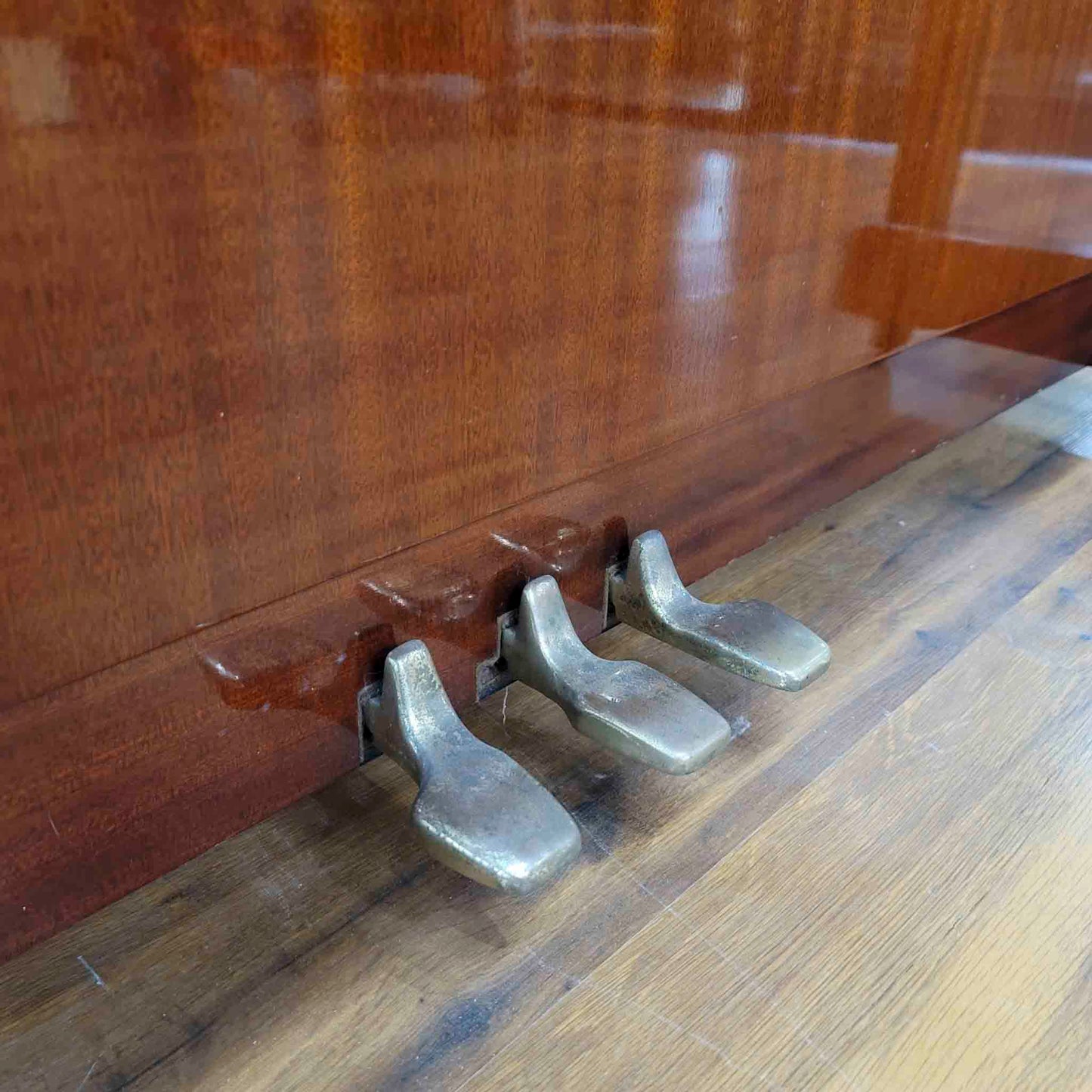 CURRENT SHOP WORK 1973 Yamaha U1 48" Polished Mahogany Finish Commissioned Upright Piano