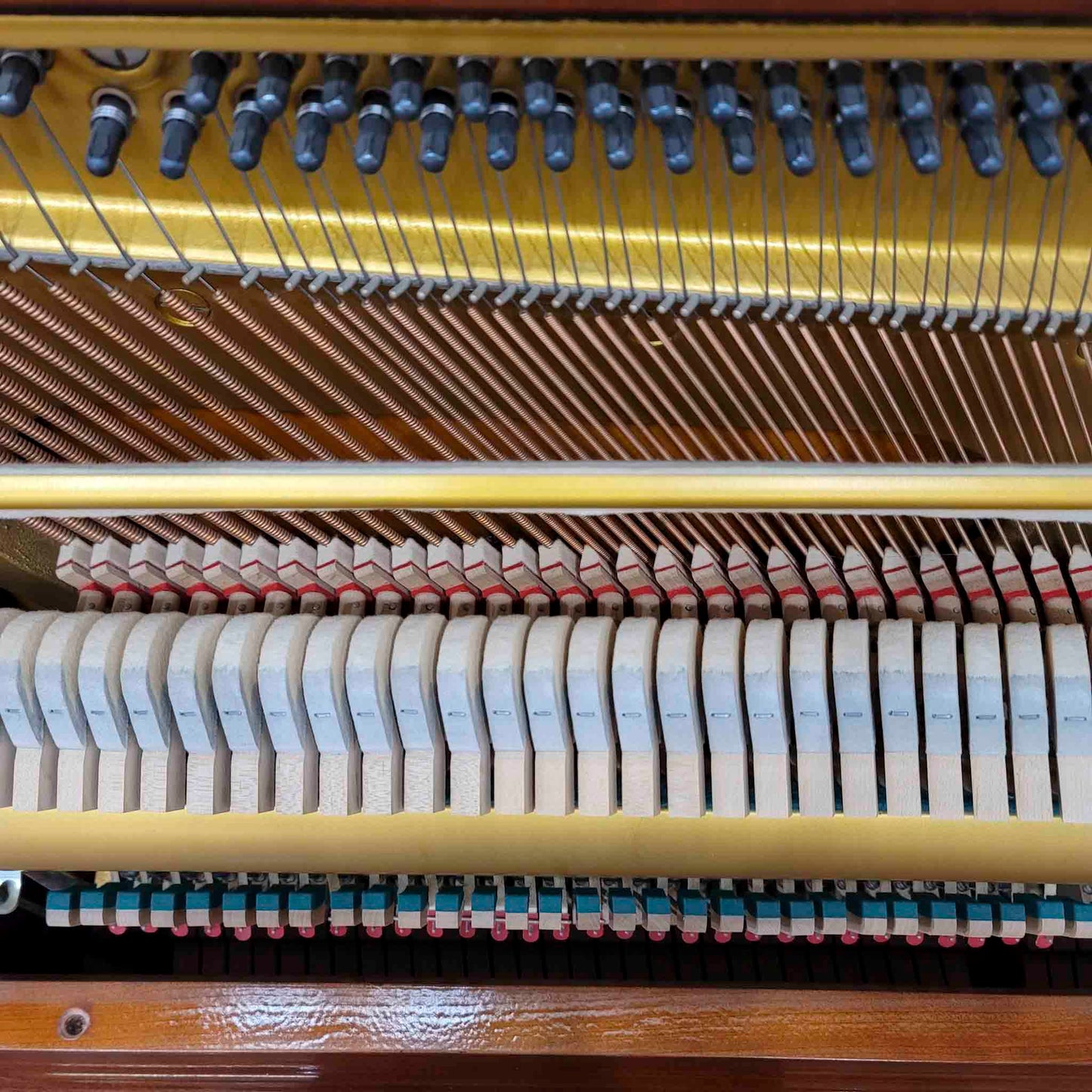 CURRENT SHOP WORK 1973 Yamaha U1 48" Polished Mahogany Finish Commissioned Upright Piano