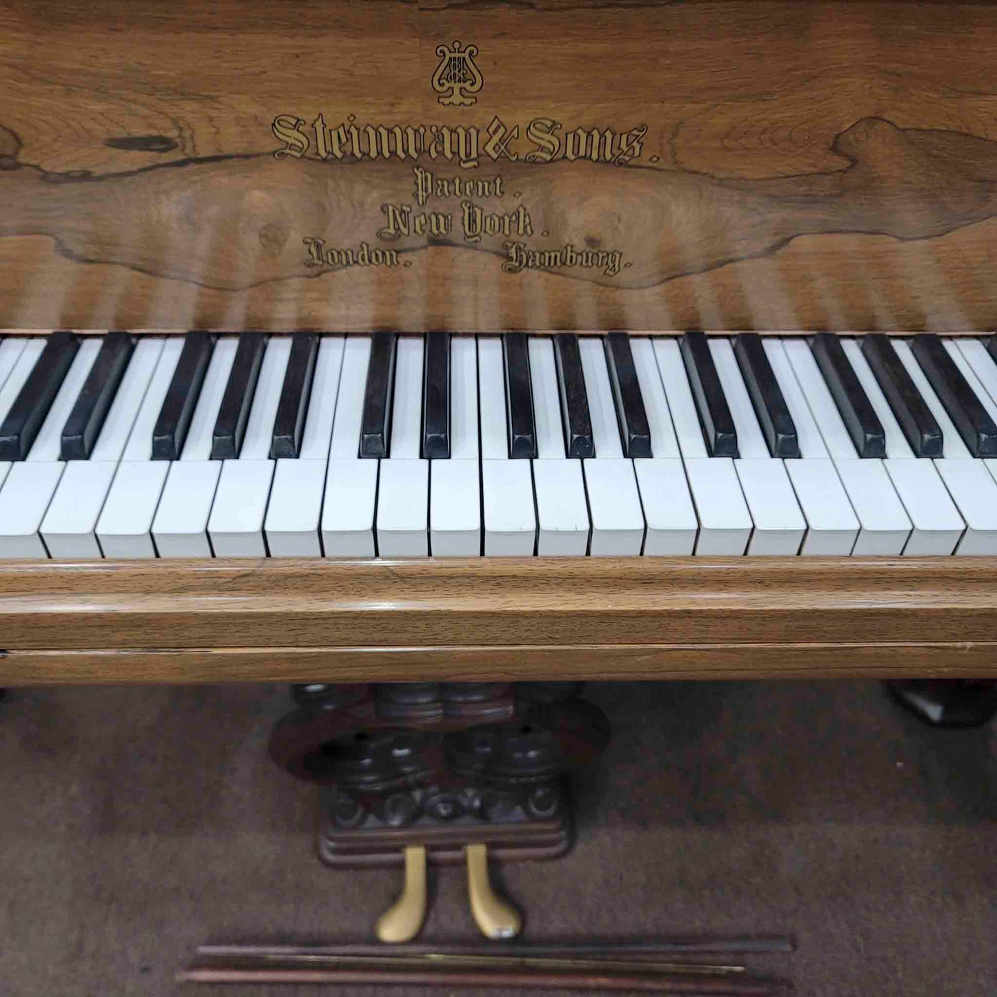 CURRENT SHOP WORK 1867 Steinway 5'10" Wood Finish Commissioned Grand Piano