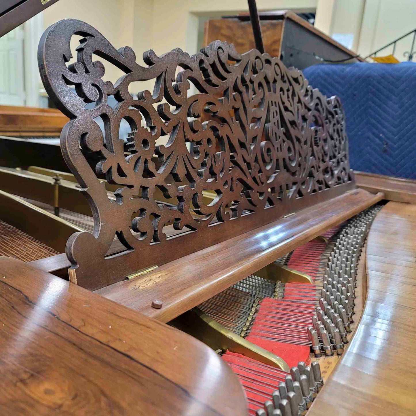 CURRENT SHOP WORK 1867 Steinway 5'10" Wood Finish Commissioned Grand Piano