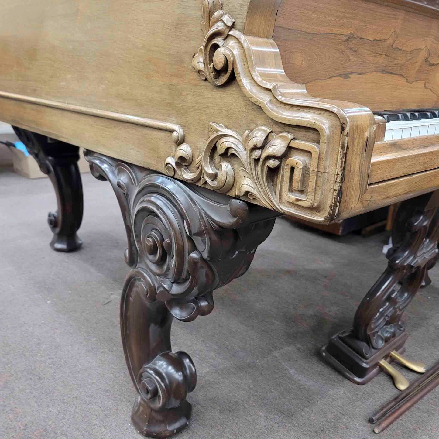 CURRENT SHOP WORK 1867 Steinway 5'10" Wood Finish Commissioned Grand Piano