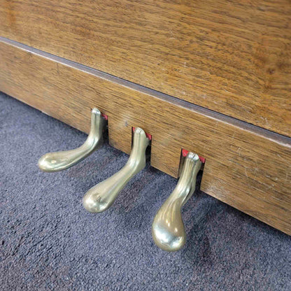 CURRENT SHOP WORK 1972 Astin Weight 42" Walnut Wood Finish Commissioned Console Piano