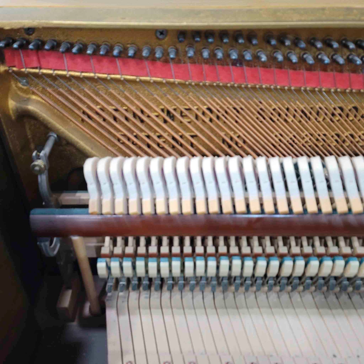 CURRENT SHOP WORK 1972 Astin Weight 42" Walnut Wood Finish Commissioned Console Piano
