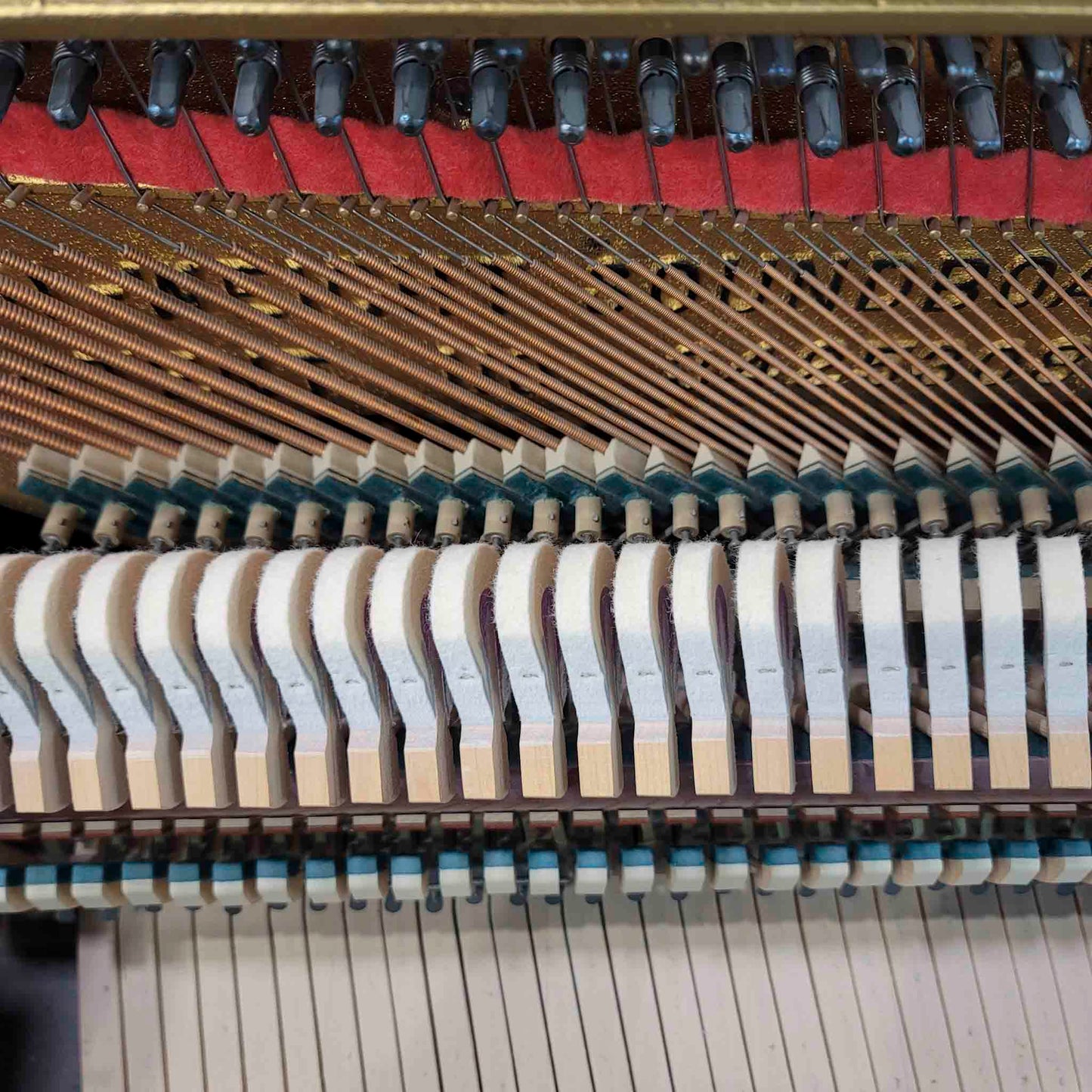 CURRENT SHOP WORK 1972 Astin Weight 42" Walnut Wood Finish Commissioned Console Piano