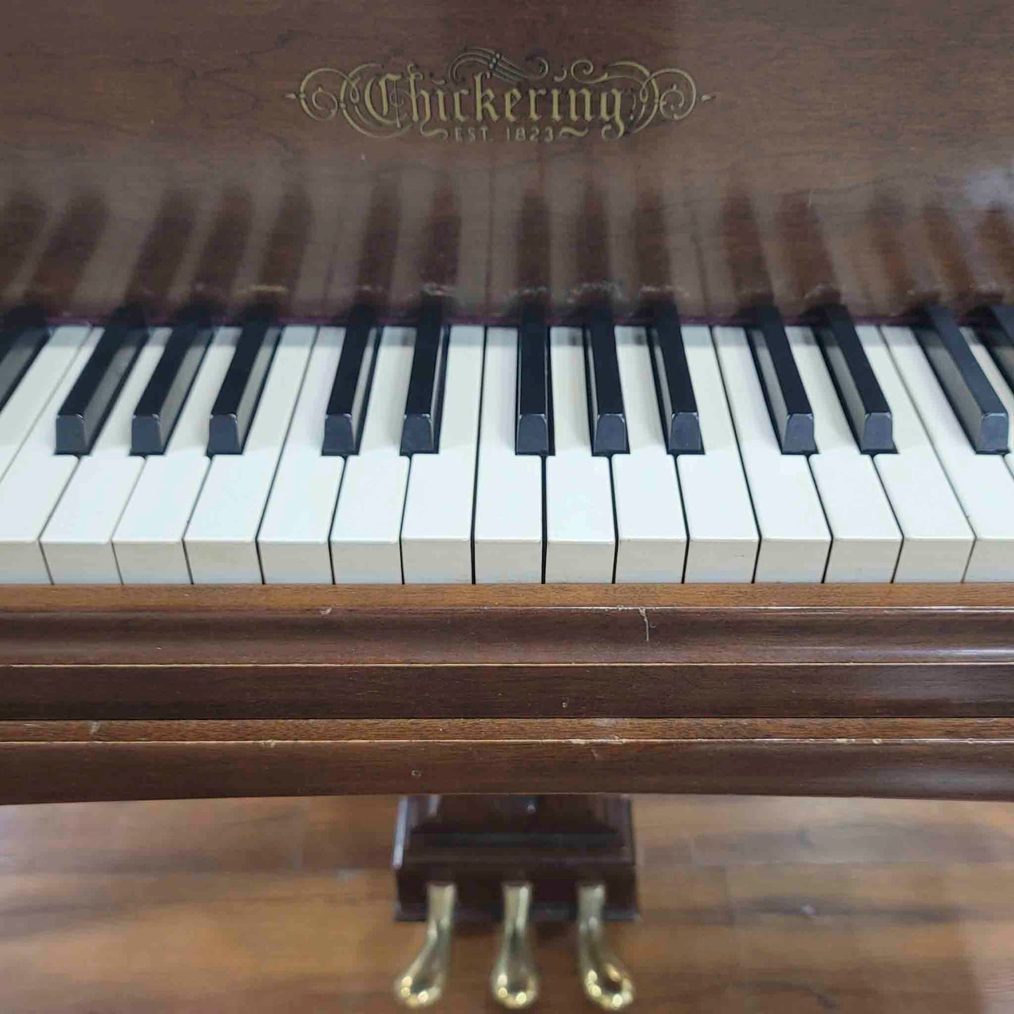 CURRENT SHOP WORK 1968 Chickering 5' Wood Finish Commissioned Grand Piano