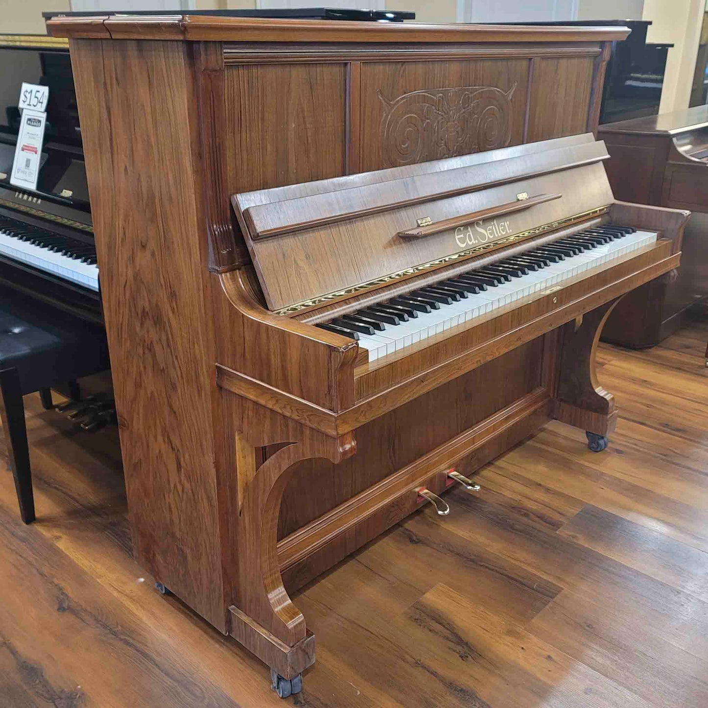1903 Ed. Seiler 49" Wood Finish Upright Piano