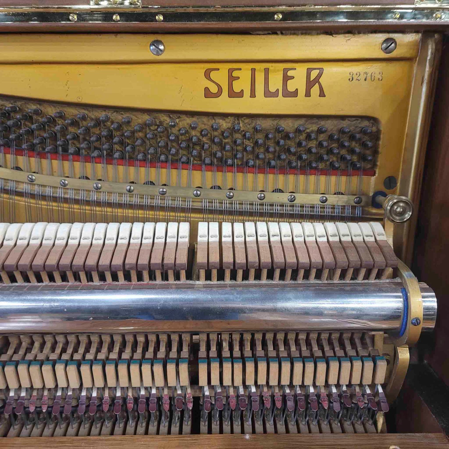 1903 Ed. Seiler 49" Wood Finish Upright Piano