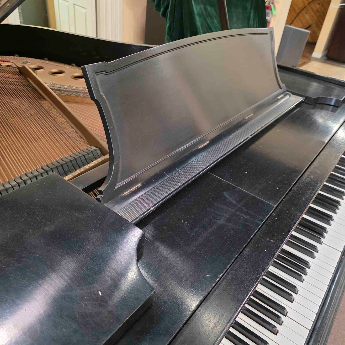 CURRENT SHOP WORK 1926 Steinway & Sons Duo-Art 6'1" Satin Black Commissioned Grand Vintage Player Piano