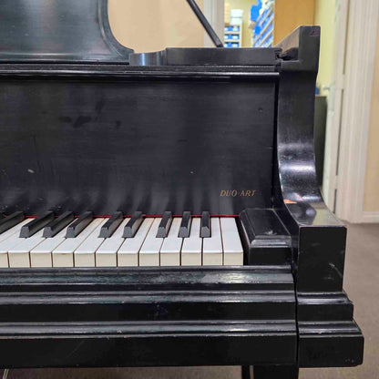 CURRENT SHOP WORK 1926 Steinway & Sons Duo-Art 6'1" Satin Black Commissioned Grand Vintage Player Piano