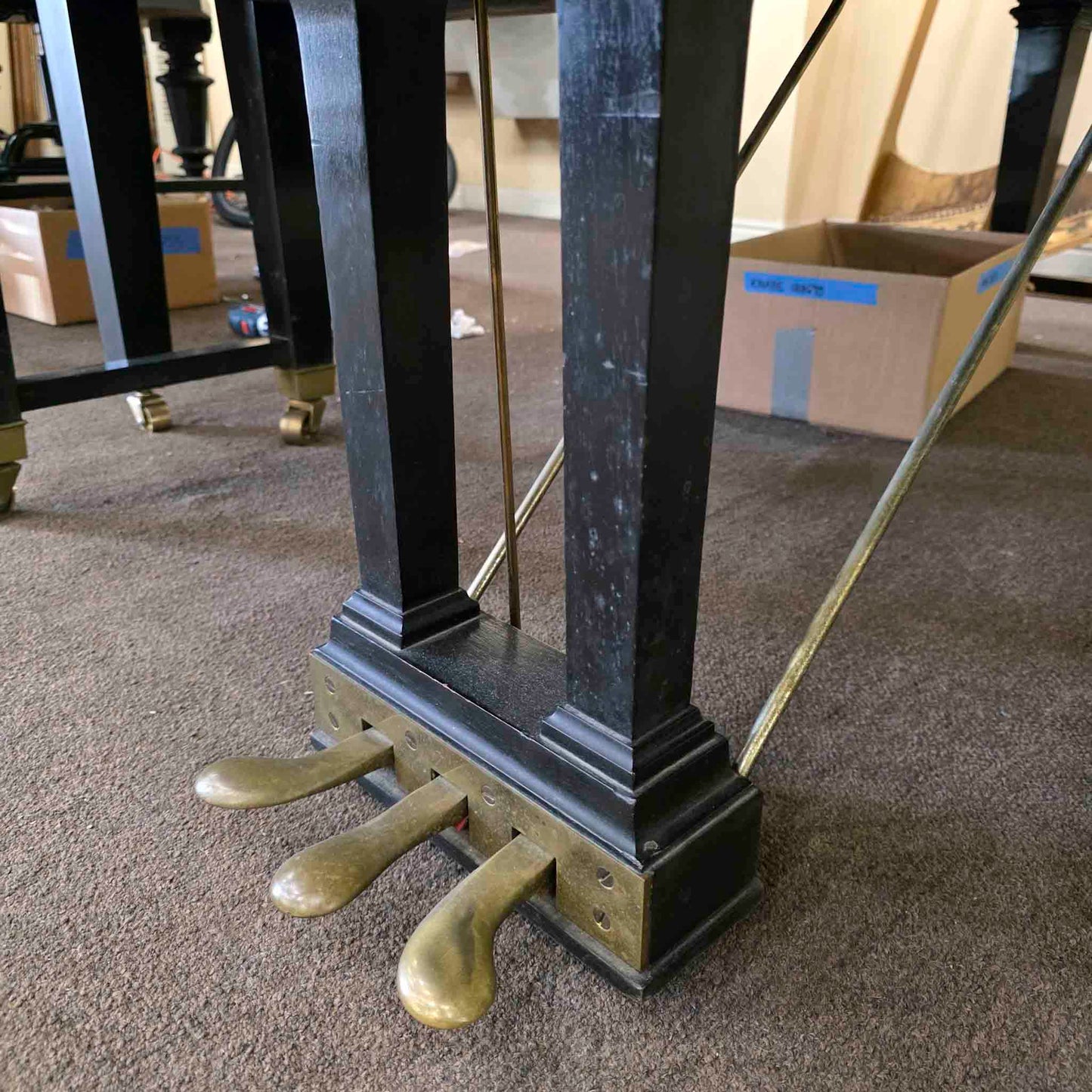 CURRENT SHOP WORK 1926 Steinway & Sons Duo-Art 6'1" Satin Black Commissioned Grand Vintage Player Piano