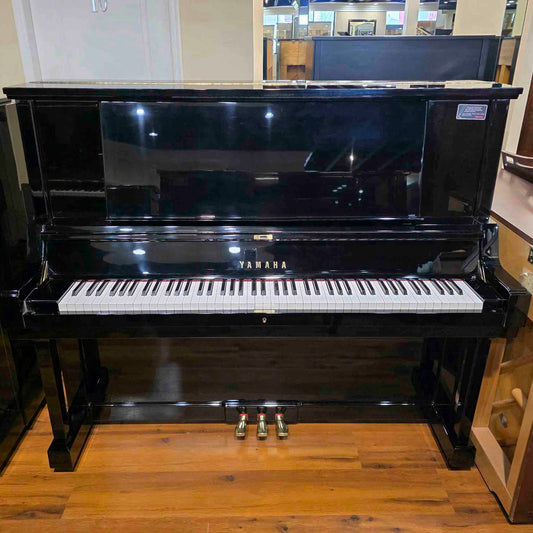 SOLD 1981 Yamaha YUA 52" Polished Black Upright Piano