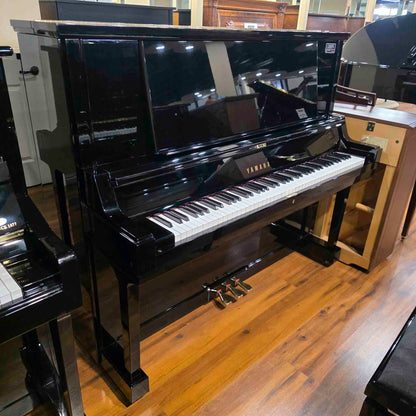 SOLD 1981 Yamaha YUA 52" Polished Black Upright Piano