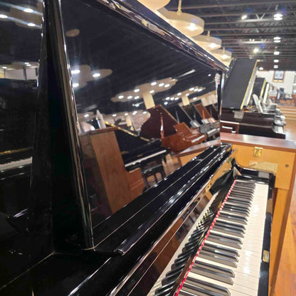 SOLD 1981 Yamaha YUA 52" Polished Black Upright Piano