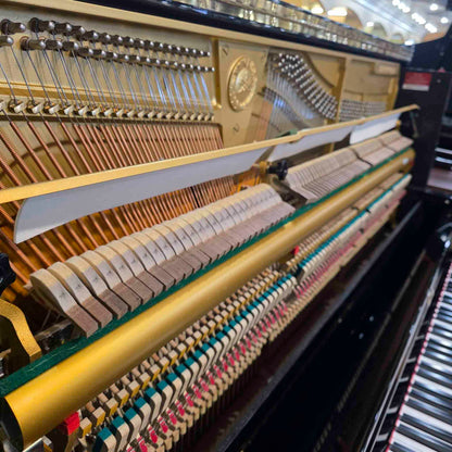 SOLD 1981 Yamaha YUA 52" Polished Black Upright Piano