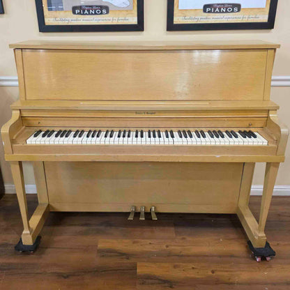 HEIRLOOM RESTORATION 1954 Kohler & Campbell 46" Light Oak Commissioned Studio Piano