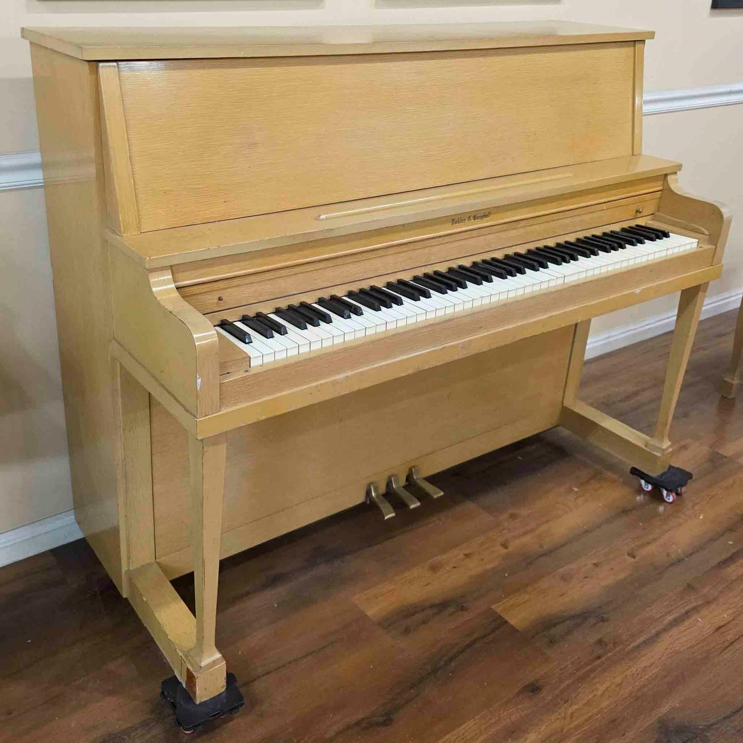 HEIRLOOM RESTORATION 1954 Kohler & Campbell 46" Light Oak Commissioned Studio Piano