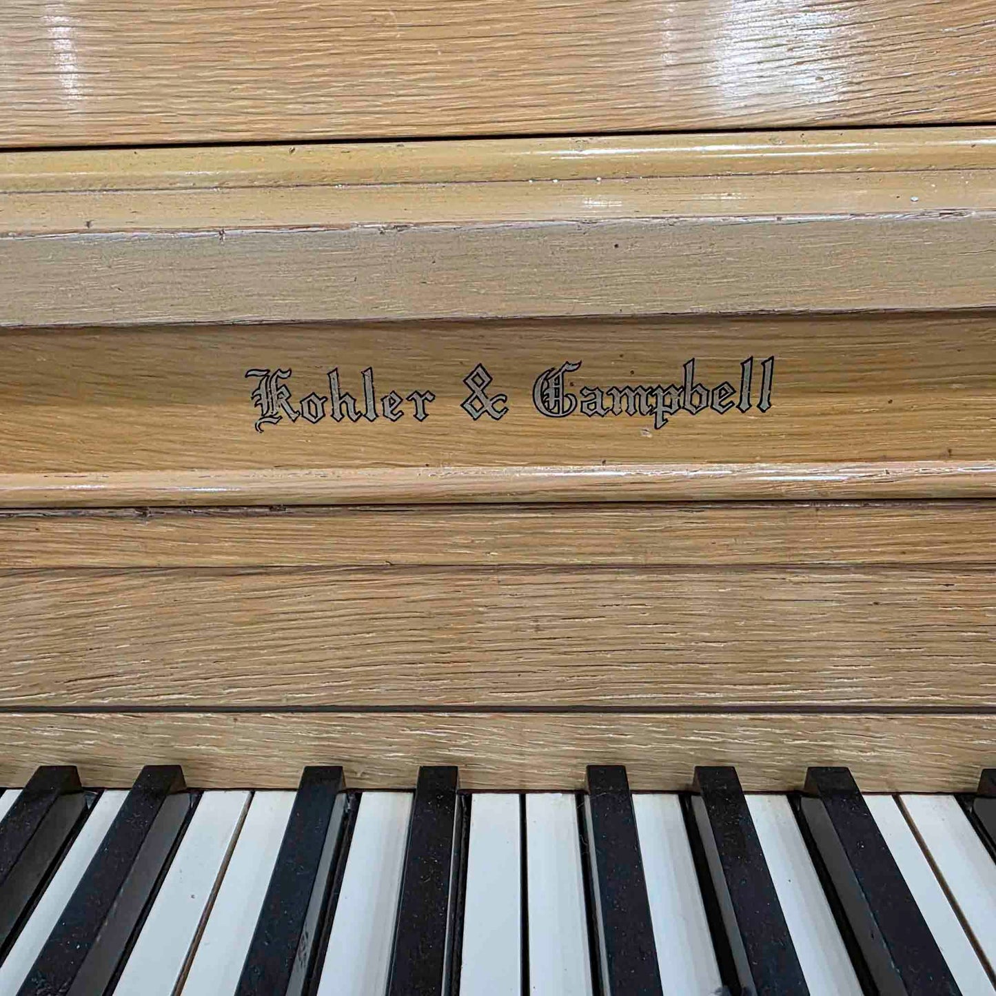 HEIRLOOM RESTORATION 1954 Kohler & Campbell 46" Light Oak Commissioned Studio Piano