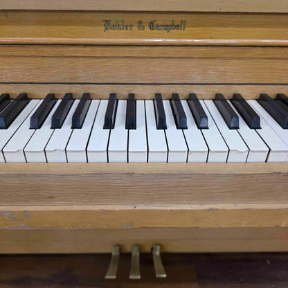 HEIRLOOM RESTORATION 1954 Kohler & Campbell 46" Light Oak Commissioned Studio Piano
